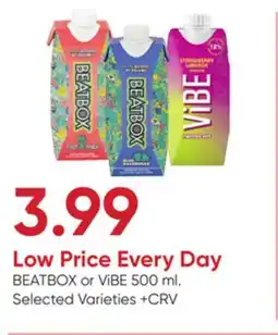 Stater Bros BEATBOX or ViBE offer