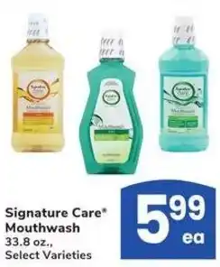 Albertsons Signature Care Mouthwash offer