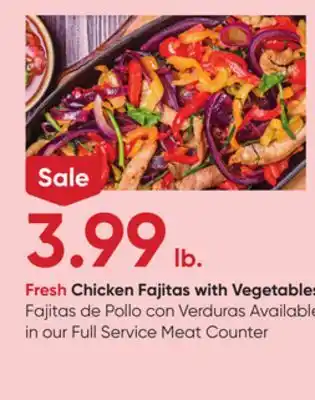 Stater Bros Chicken Fajitas with Vegetables offer