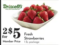 Pavilions Fresh Strawberries offer