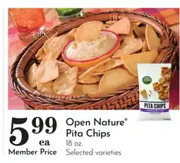 Pavilions Open Nature Pita Chips offer