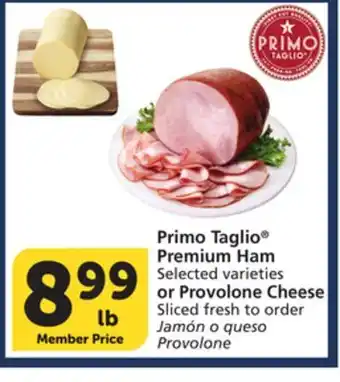 Vons Primo Taglio Premium Ham or Provolone Cheese offer