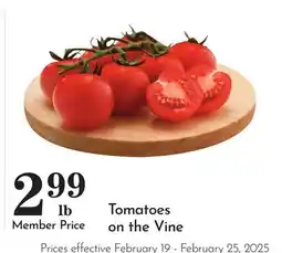 Pavilions Tomatoes on the Vine offer