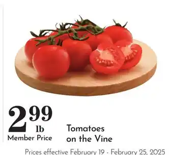 Pavilions Tomatoes on the Vine offer