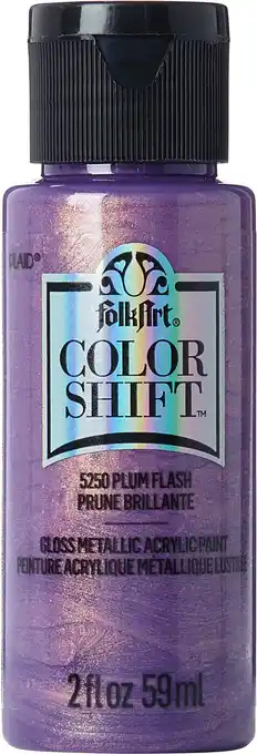 Walmart FolkArt 5126E Color Shift Acrylic Craft Paint, Gloss Finish, Red, 2 fl oz offer