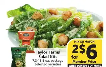 Vons Taylor Farms Salad Kits offer