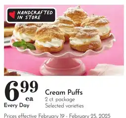 Pavilions Cream Puffs offer