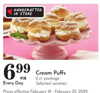 Pavilions Cream Puffs offer