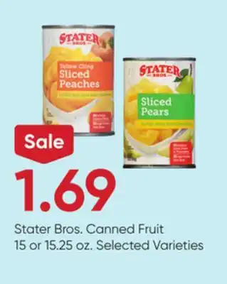 Stater Bros Stater Bros. Canned Fruit offer