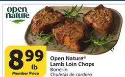 Vons Open Nature Lamb Loin Chops offer