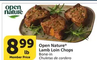 Vons Open Nature Lamb Loin Chops offer