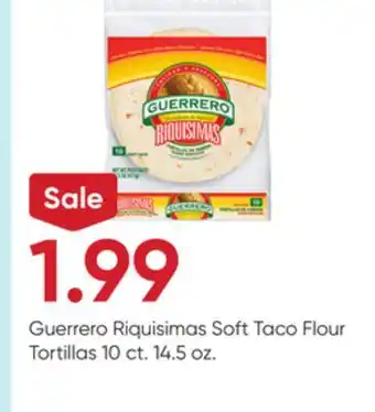 Stater Bros Guerrero Riquisimas Soft Taco Flour Tortillas offer