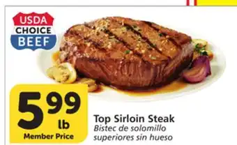 Vons Top Sirloin Steak offer