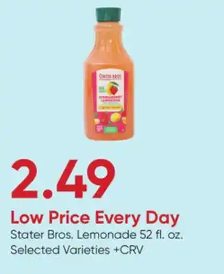 Stater Bros Stater Bros. Lemonade offer