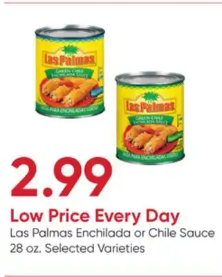 Stater Bros Las Palmas Enchilada or Chile Sauce offer