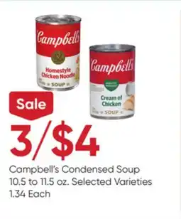 Stater Bros Campbell's Condensed Soup offer