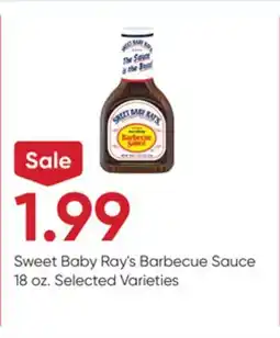 Stater Bros Sweet Baby Ray's Barbecue Sauce offer