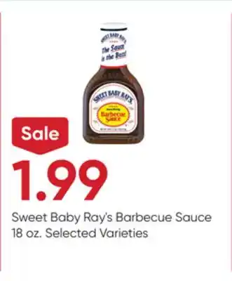 Stater Bros Sweet Baby Ray's Barbecue Sauce offer