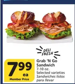 Vons Grab'N Go Sandwich offer