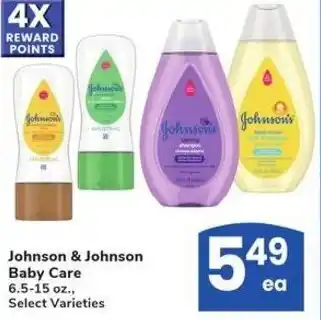 Albertsons Johnson & Johnson Baby Care offer