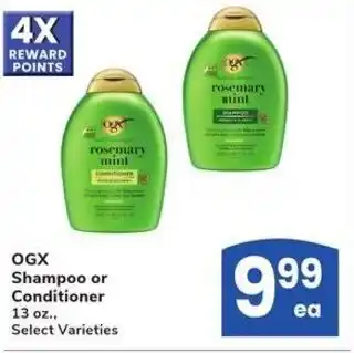 Albertsons OGX Shampoo or Conditioner offer