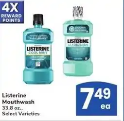 Albertsons Listerine Mouthwash offer