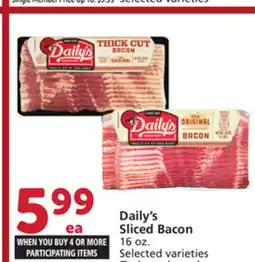 Albertsons Daily's Sliced Bacon offer