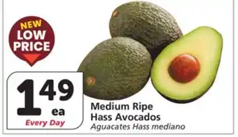 Albertsons Medium Ripe Hass Avocados offer