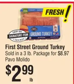 Smart & Final First Street Ground Turkey offer