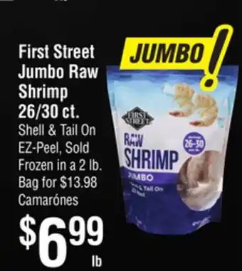 Smart & Final First Street Jumbo Raw Shrimp offer