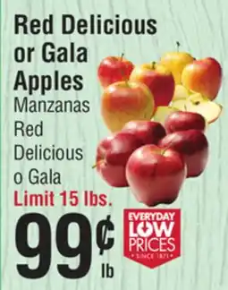 Smart & Final Red Delicious or Gala Apples offer