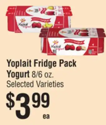 Smart & Final Yoplait Fridge Pack Yogurt offer