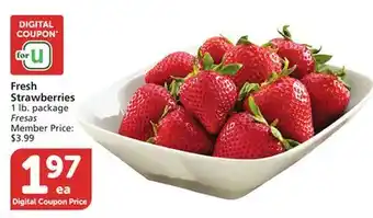 Albertsons Fresh Strawberries offer