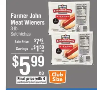 Smart & Final Farmer John Meat Wieners offer