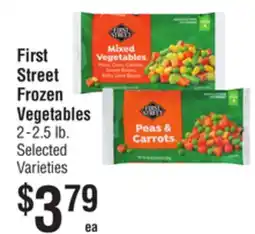 Smart & Final First Street Frozen Vegetables offer