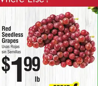 Smart & Final Red Seedless Grapes offer