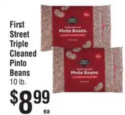 Smart & Final First Street Triple Cleaned Pinto Beans offer