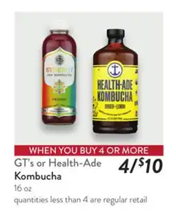 Fresh Thyme Kombucha offer