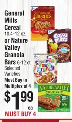 Smart & Final General Mills Cereal or Nature Valley Granola Bars offer