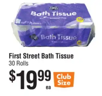 Smart & Final First Street Bath Tissue offer