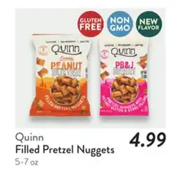 Fresh Thyme Quinn Filled Pretzel Nuggets offer