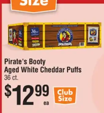 Smart & Final Pirate's Booty Aged White Cheddar Puffs offer