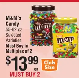 Smart & Final M & M's Candy offer