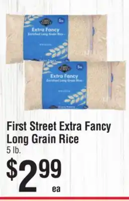 Smart & Final First Street Extra Fancy Long Grain Rice offer