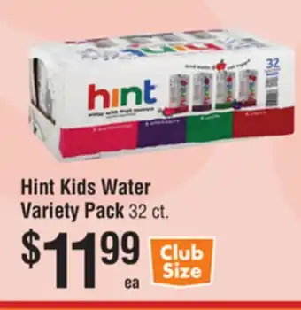 Smart & Final Hint Kids Water Variety Pack offer