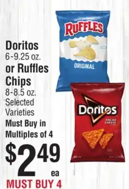 Smart & Final Doritos or Ruffles Chips offer