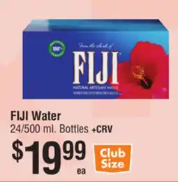 Smart & Final FIJI Water offer