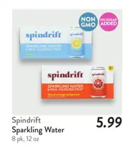 Fresh Thyme Sparkling Water Spindrift offer