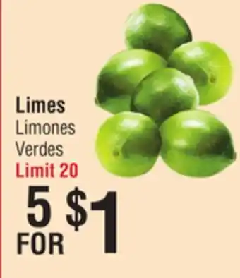 Smart & Final Limes offer