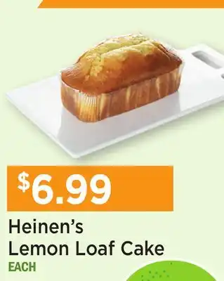 Heinen's Heinen's Lemon Loaf Cake offer